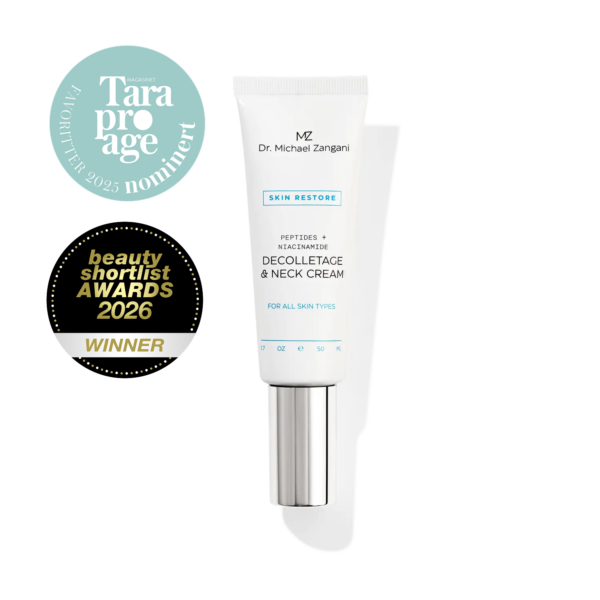 Dr. Michael Zangani Skin Restore Decolletage & Neck Cream nominert til Tara Pro Age og beauty short list award
