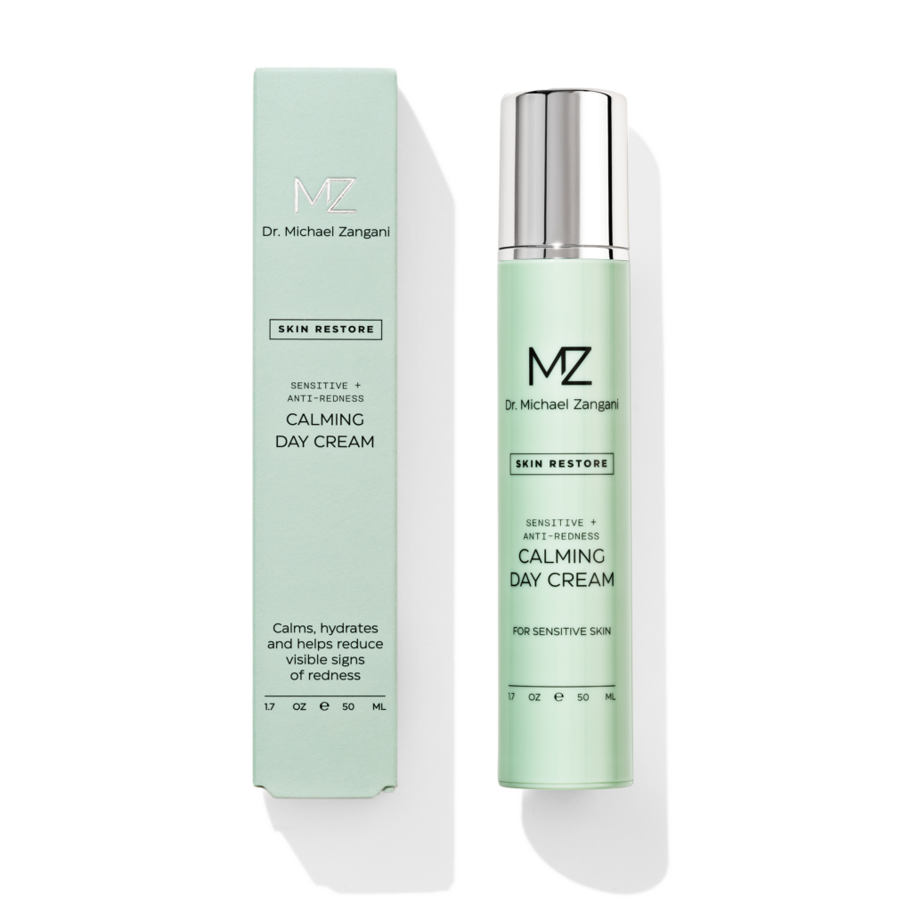 Dr. Michael Zangani Sensitive + Anti-Redness Calming Day Cream med emballasje