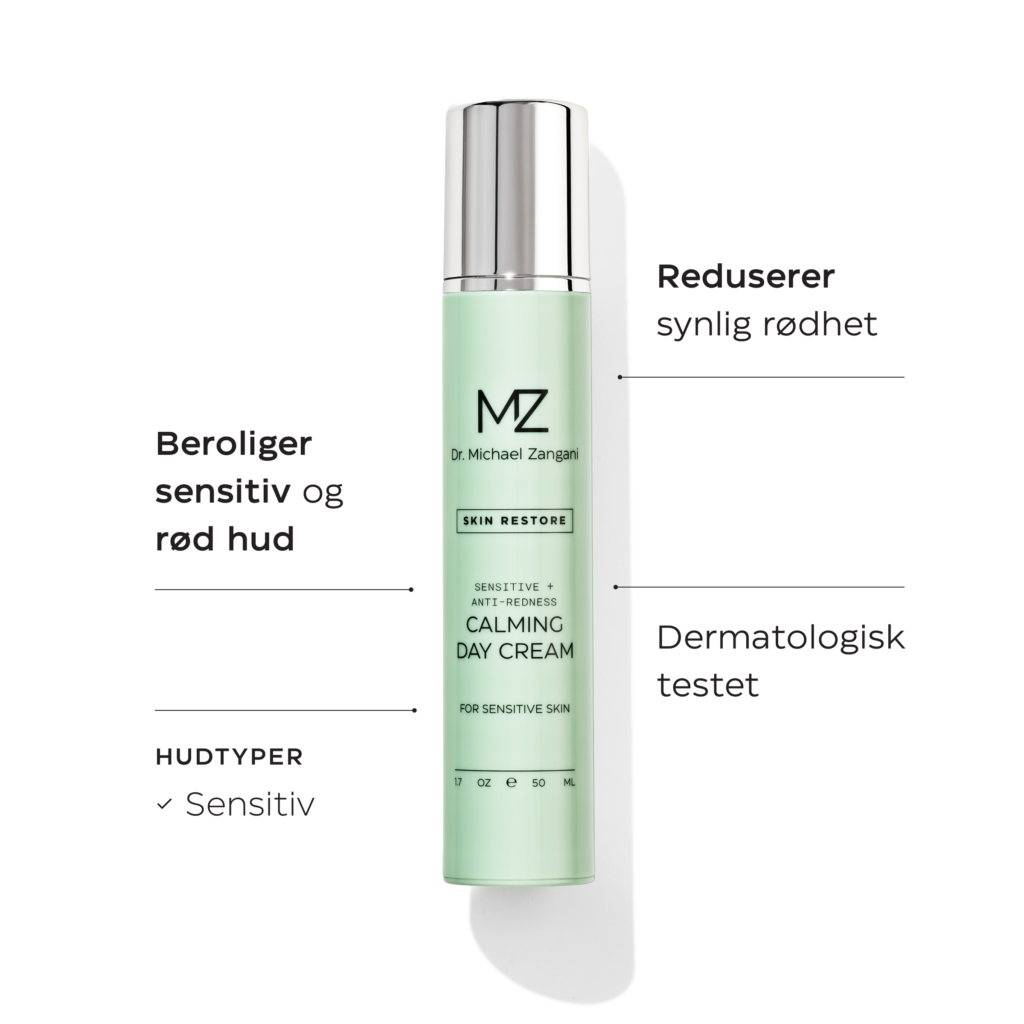 Dr. Michael Zangani Sensitive + Anti-Redness Calming Day Cream reduserer synlig rødhet