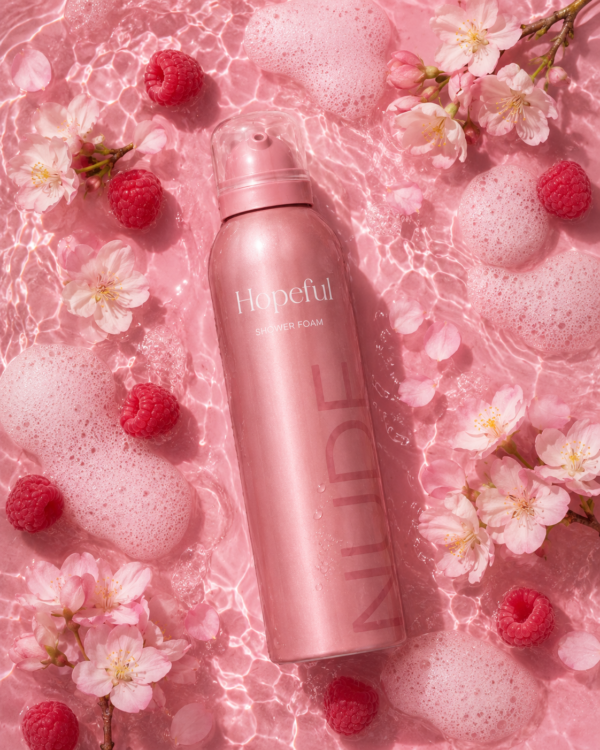 Nude Beauty Hopeful Shower Foam - Miljøbilde