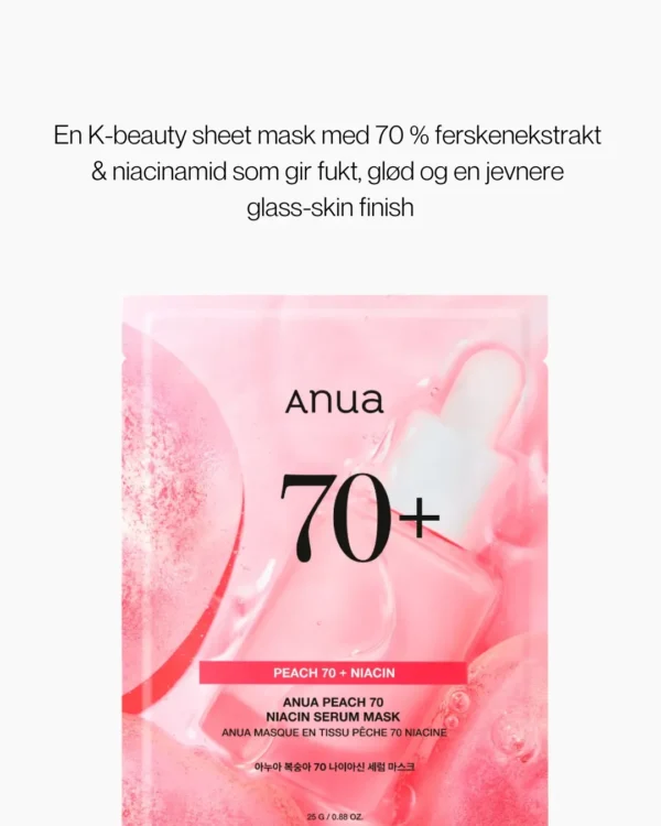 ANUA Peach 70 Niacin Serum Mask – bilde 3