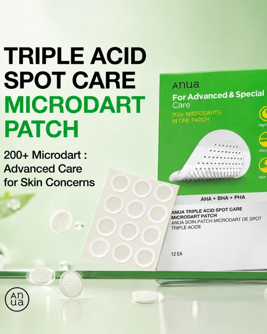 ANUA Triple Acid Spot Care Microdart Patch – bilde 2