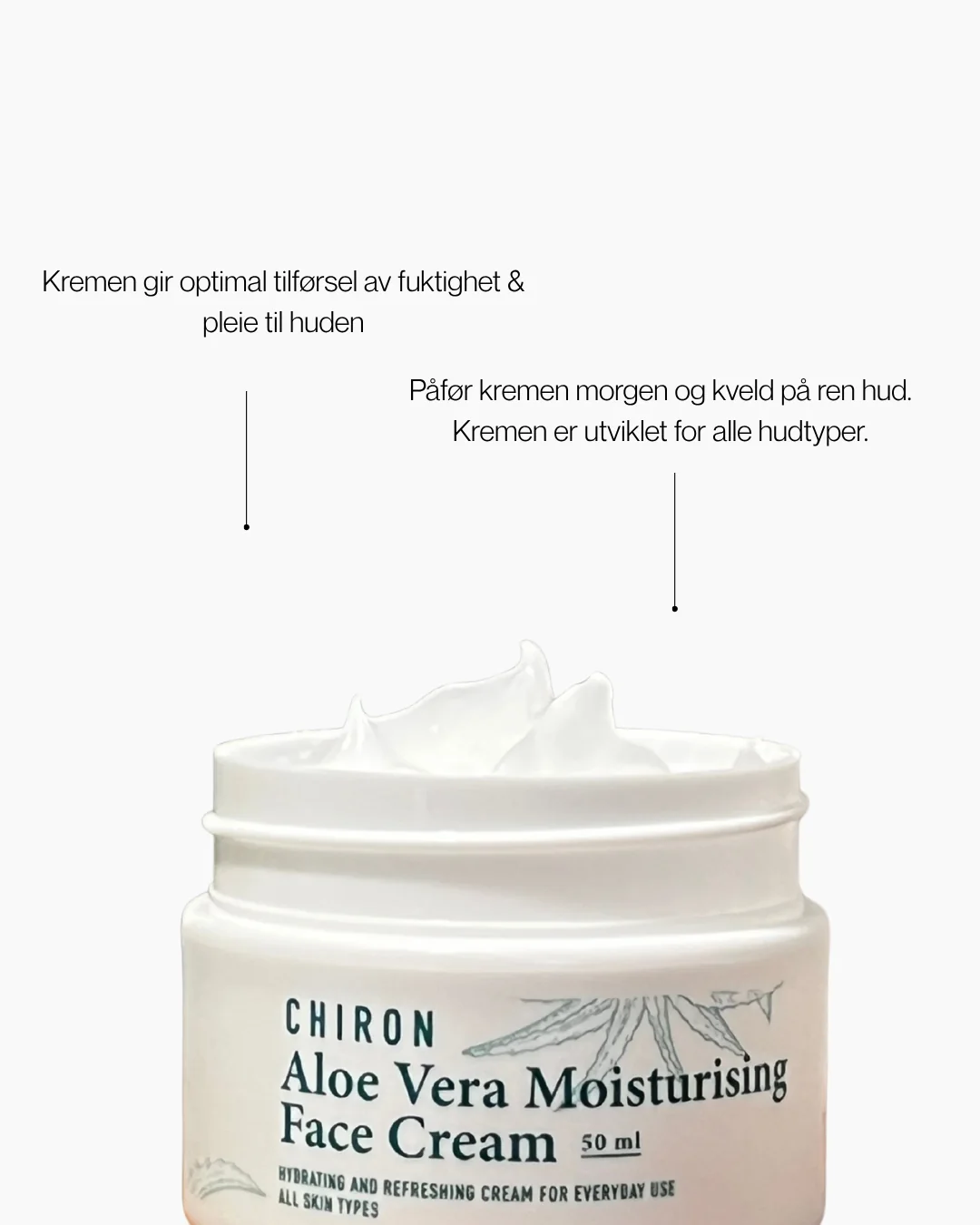 Chiron Aloe Vera Moisturising Face Cream – bilde 7