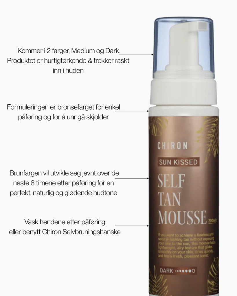 Chiron Self Tan Mousse Dark – bilde 6