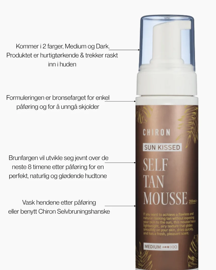 Chiron Self Tan Mousse Medium – bilde 6