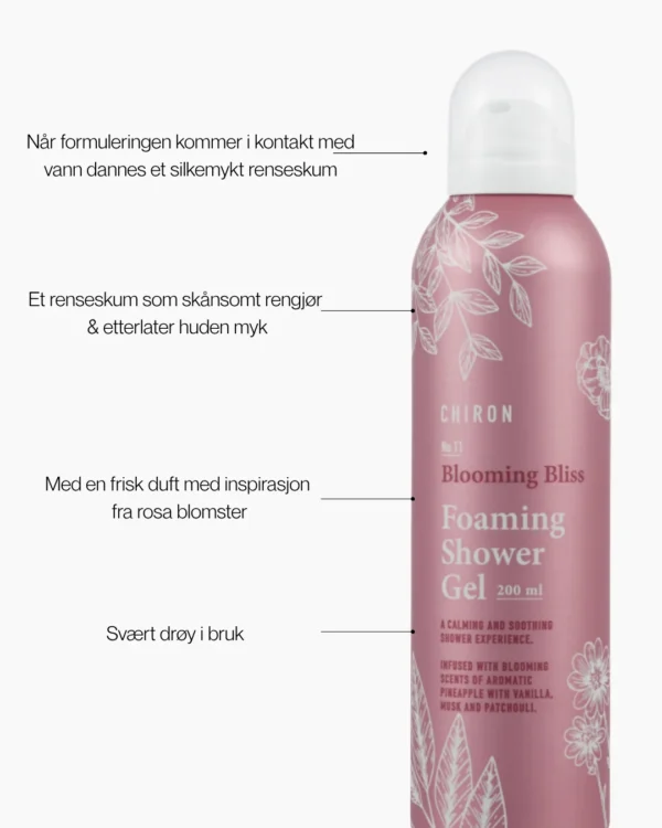 Chiron Foaming Shower Gel Blooming Bliss – bilde 5