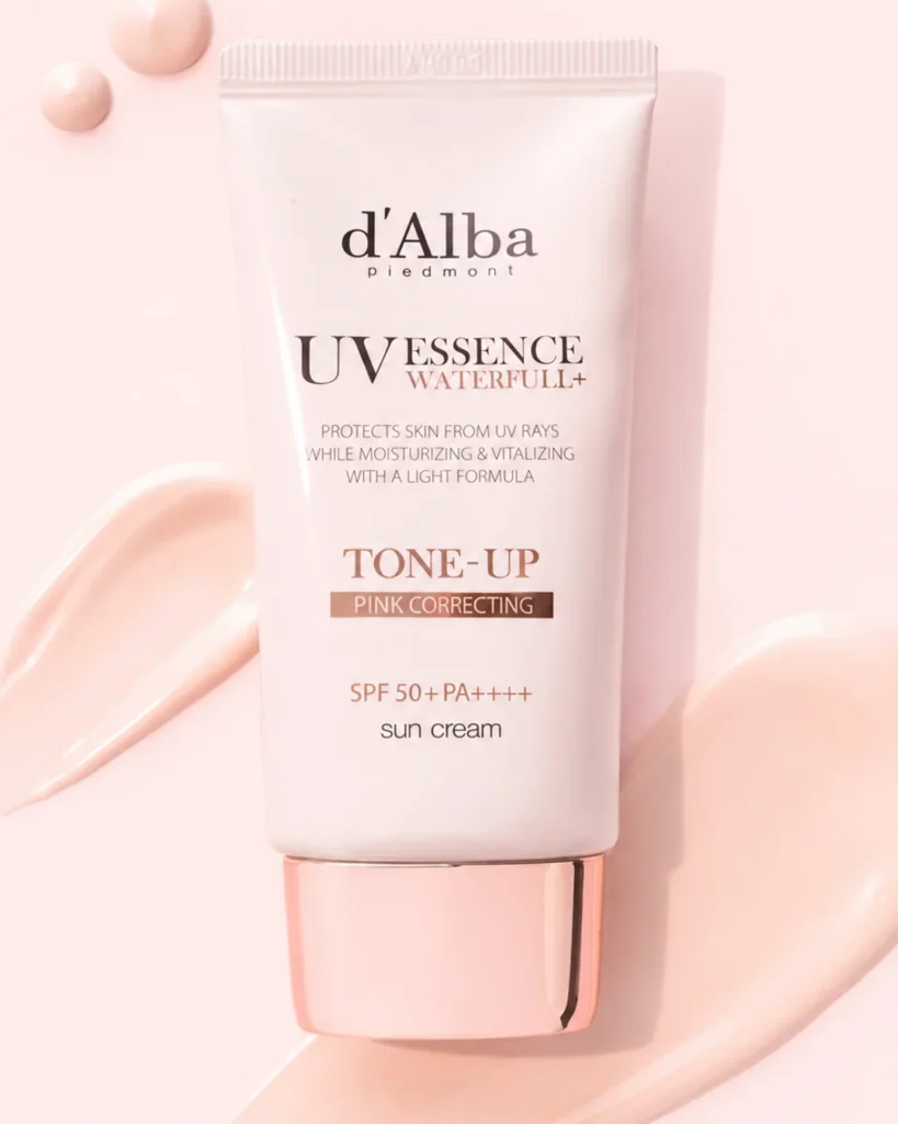 DÀLBA Waterfull Essence Tone Up Sun Cream SPF50 PA – bilde 2