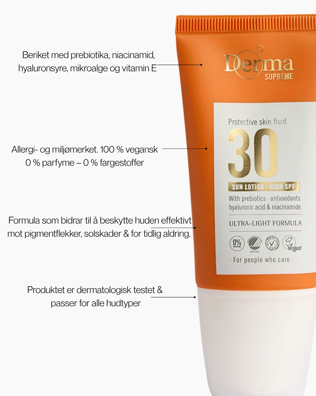 Derma Supreme Sun Fluid Face SPF30 – bilde 6