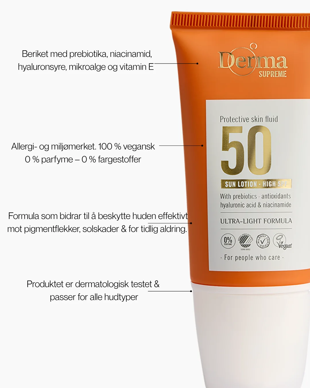 Derma Supreme Sun Fluid Face SPF50 – bilde 7