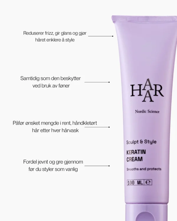 HAAR Nordic Sculpt & Style Keratin Cream – bilde 7