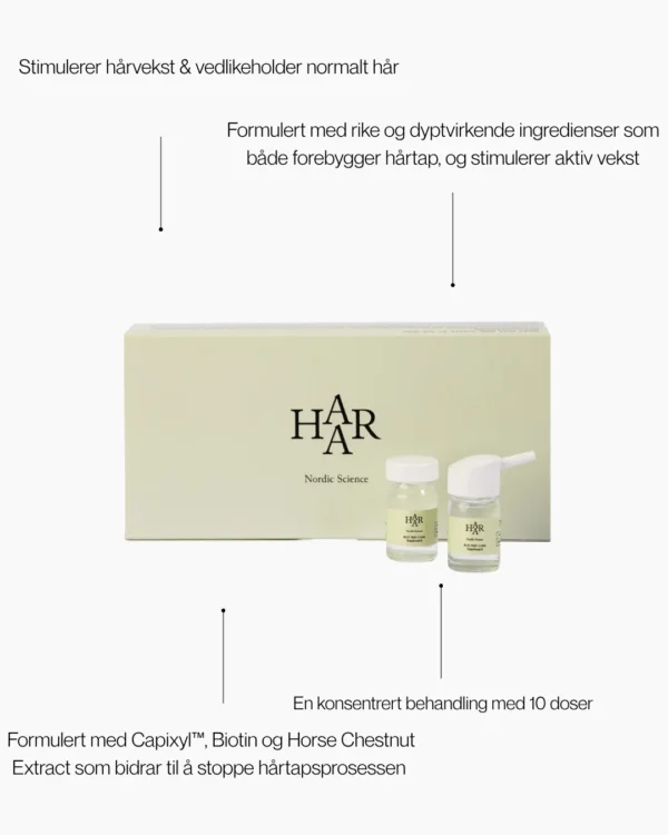 HAAR Nordic Botanical Growth Anti Hair-Loss Ampoules – bilde 8