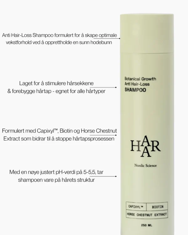 HAAR Nordic Botanical Growth Anti Hair-Loss Shampoo – bilde 9