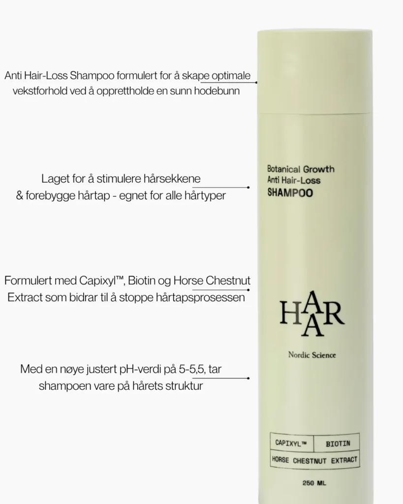 HAAR Nordic Botanical Growth Anti Hair-Loss Shampoo – bilde 9