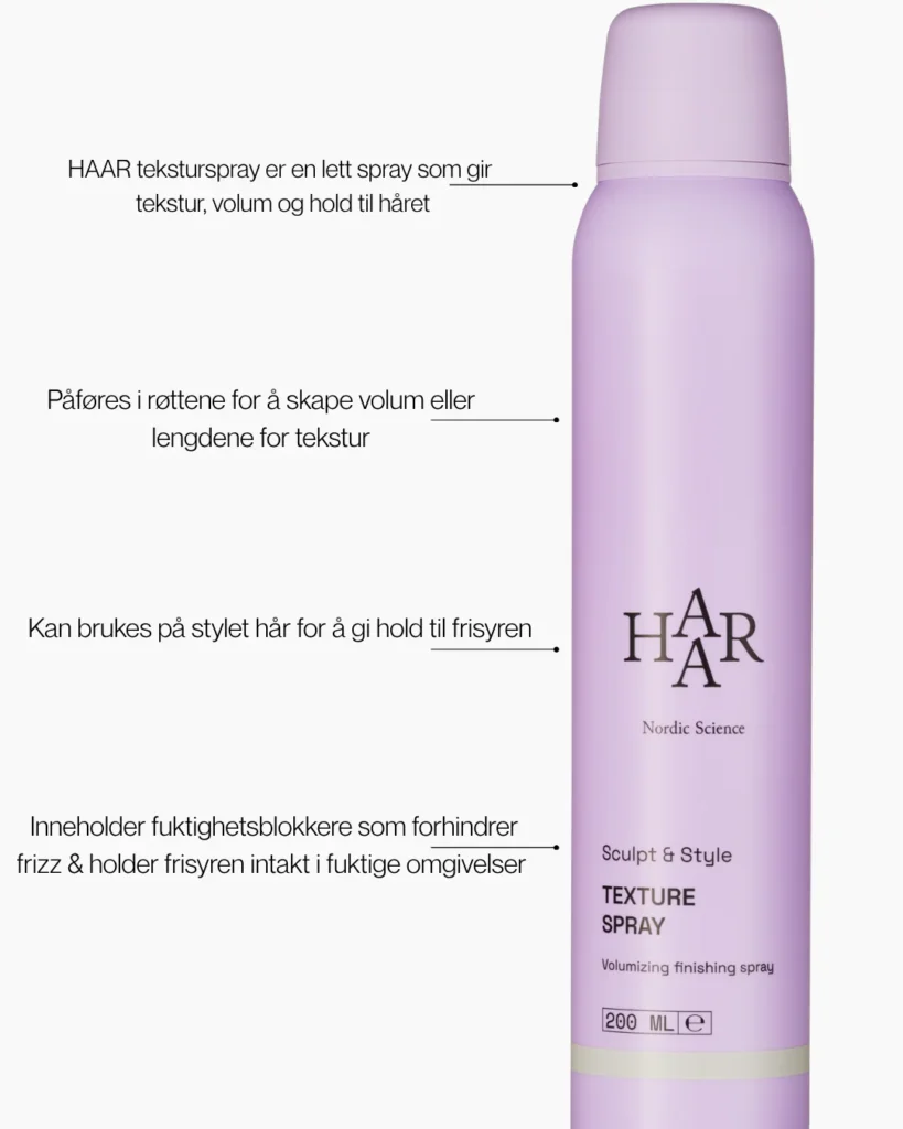 HAAR Nordic Sculpt & Style Texture Spray – bilde 8