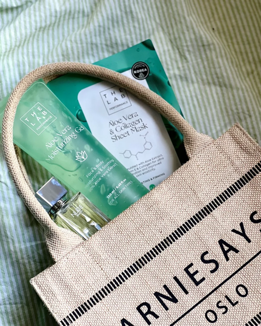 The Lab Performance Aloe Vera & Collagen Sheet Mask – bilde 3