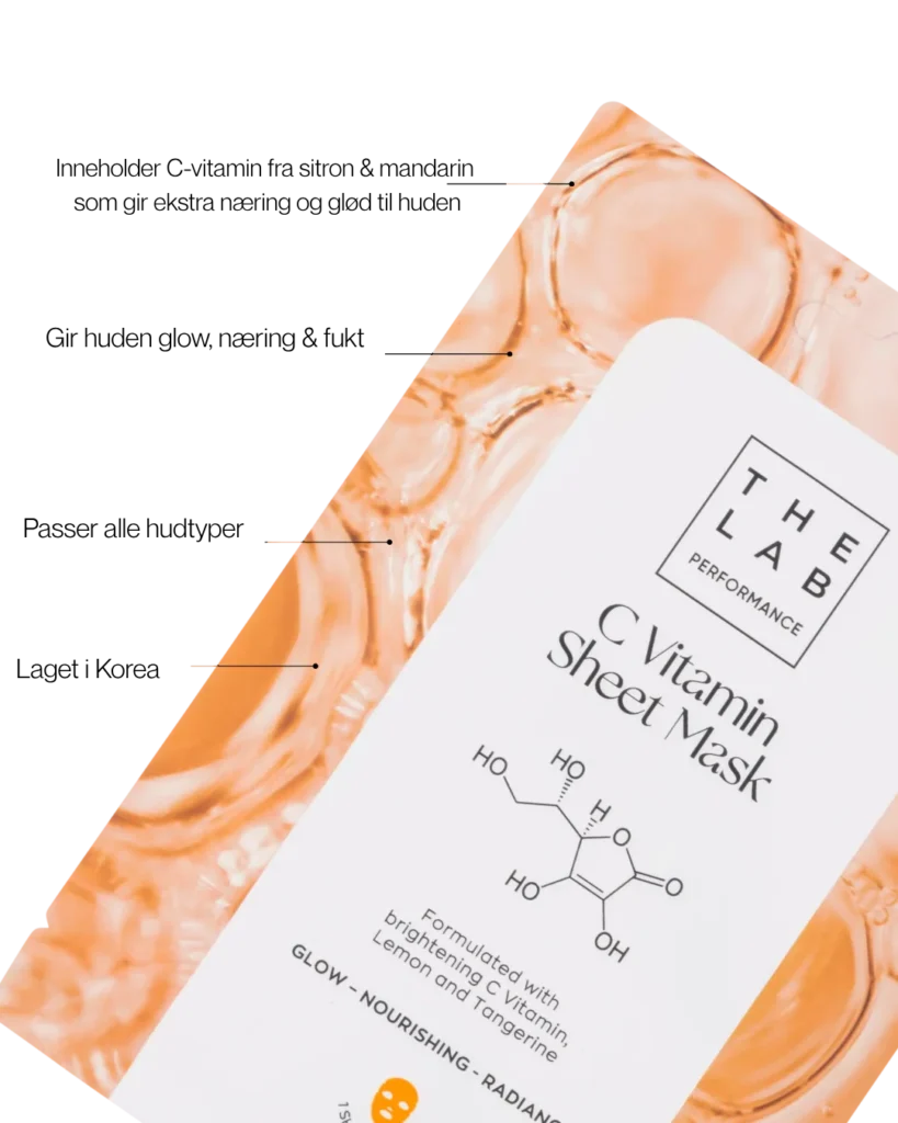 The Lab Performance Vitamin C Sheet Mask – bilde 3