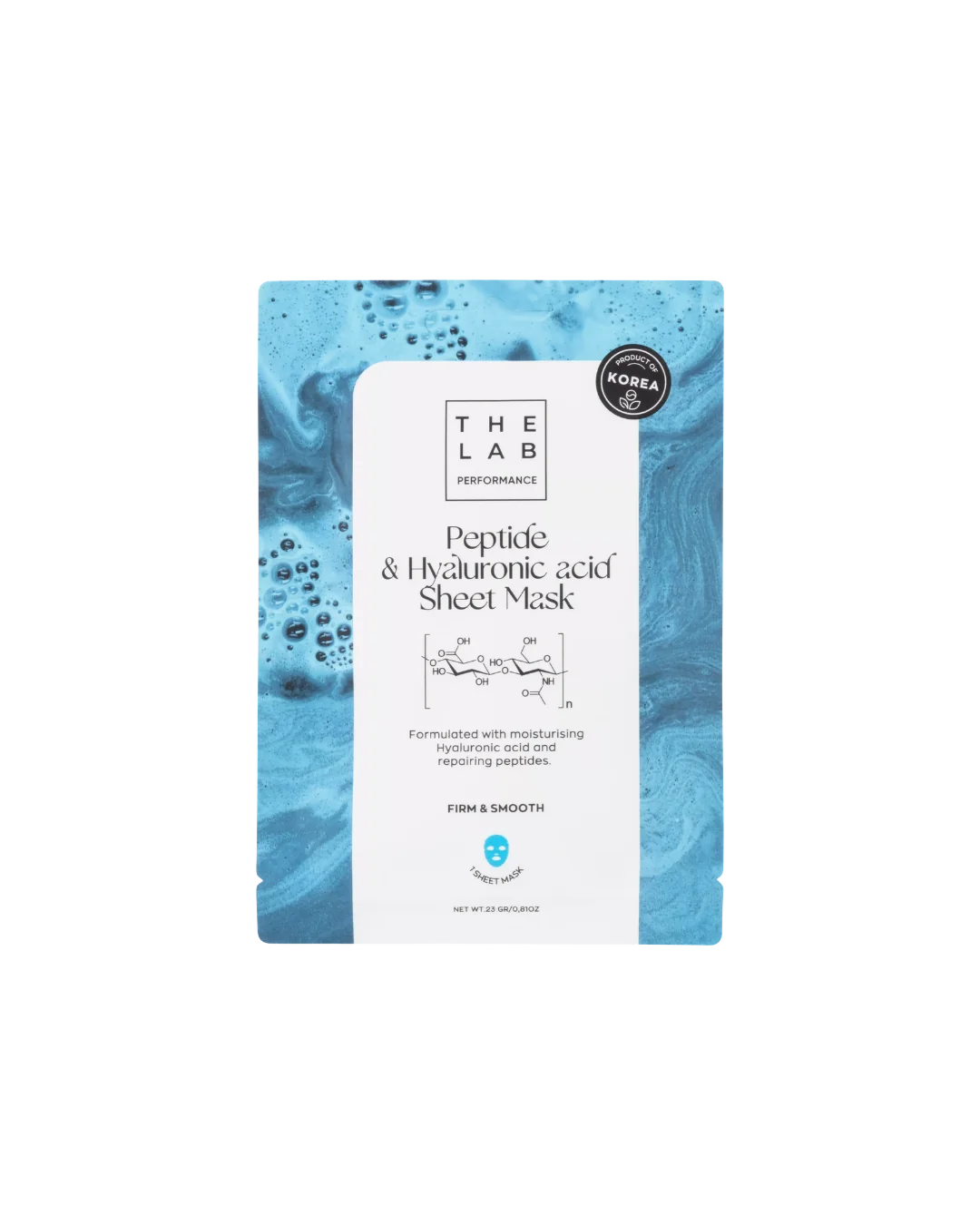 The Lab Performance Peptides & Hyaluronic Acid Sheet Mask