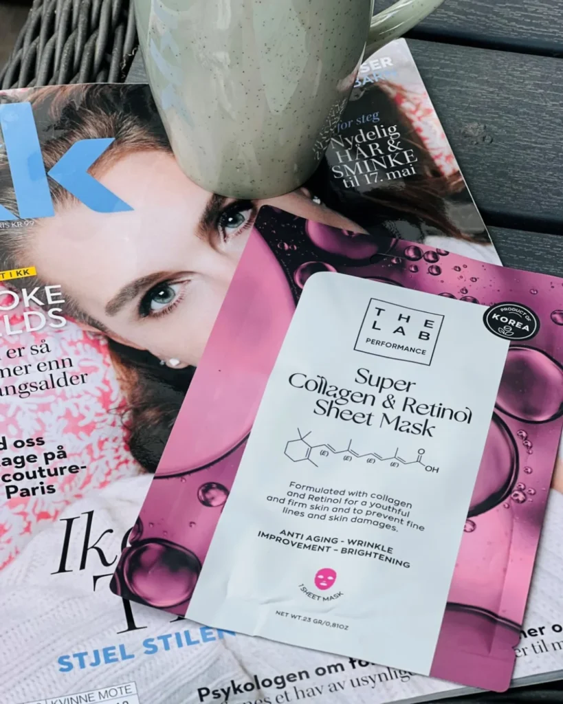 The Lab Performance Collagen Sheet Mask with Retinol – bilde 3