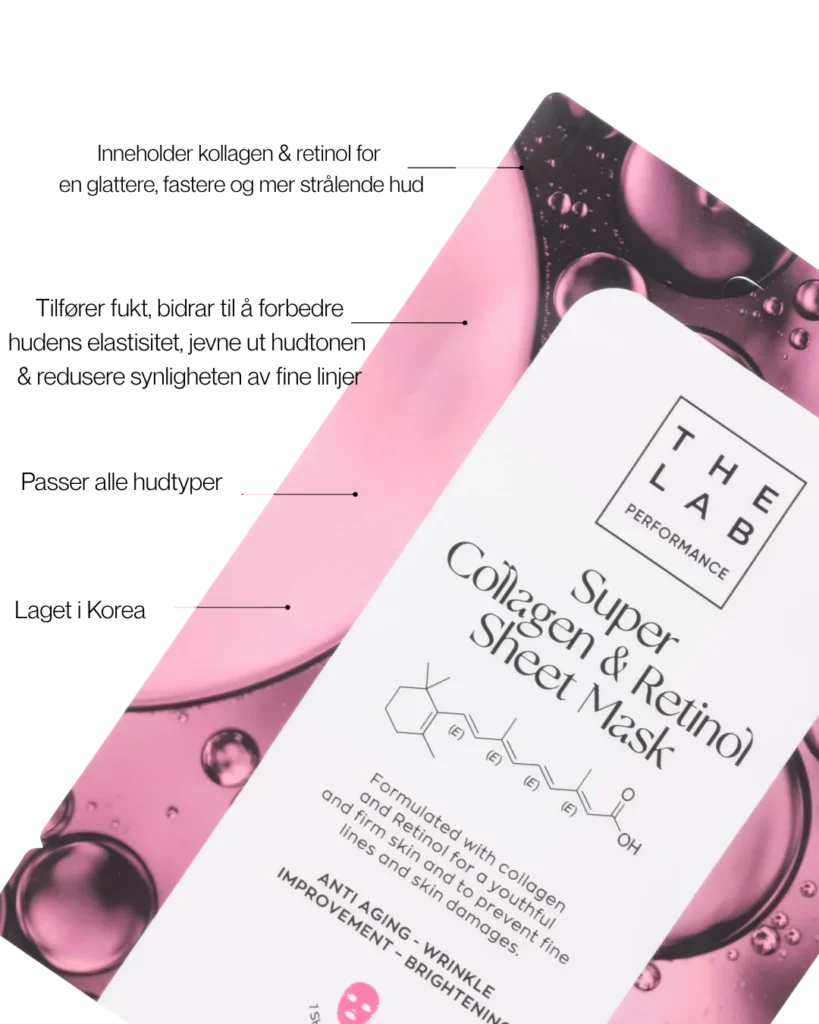 The Lab Performance Collagen Sheet Mask with Retinol – bilde 4