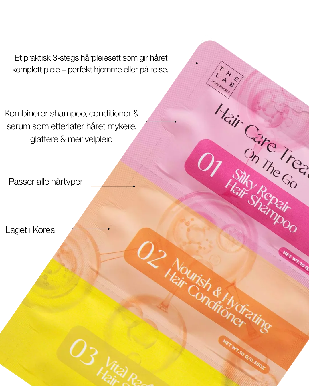 The Lab Performance Hair Care Treatment On-The-Go – bilde 4