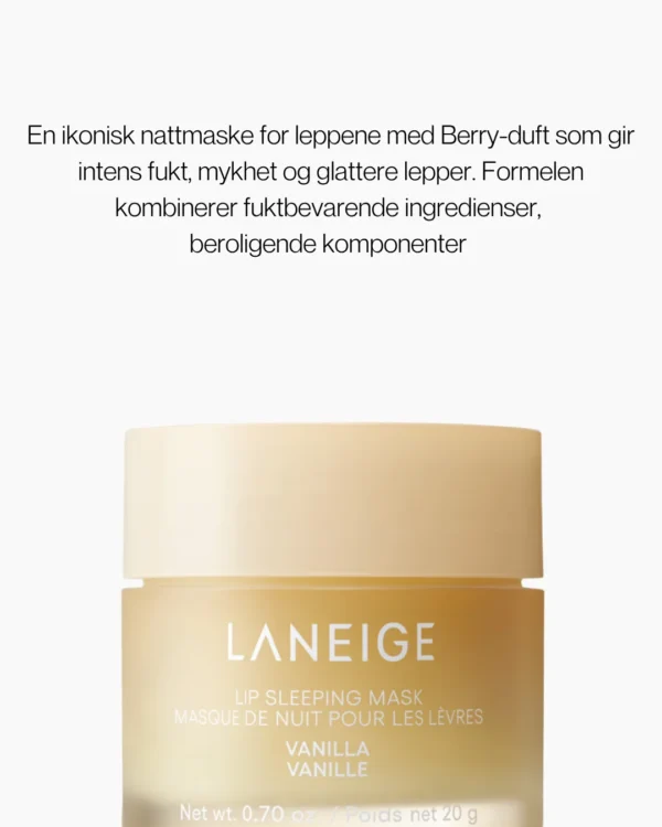 Laneige Lip Sleeping Mask Vanilla – bilde 3