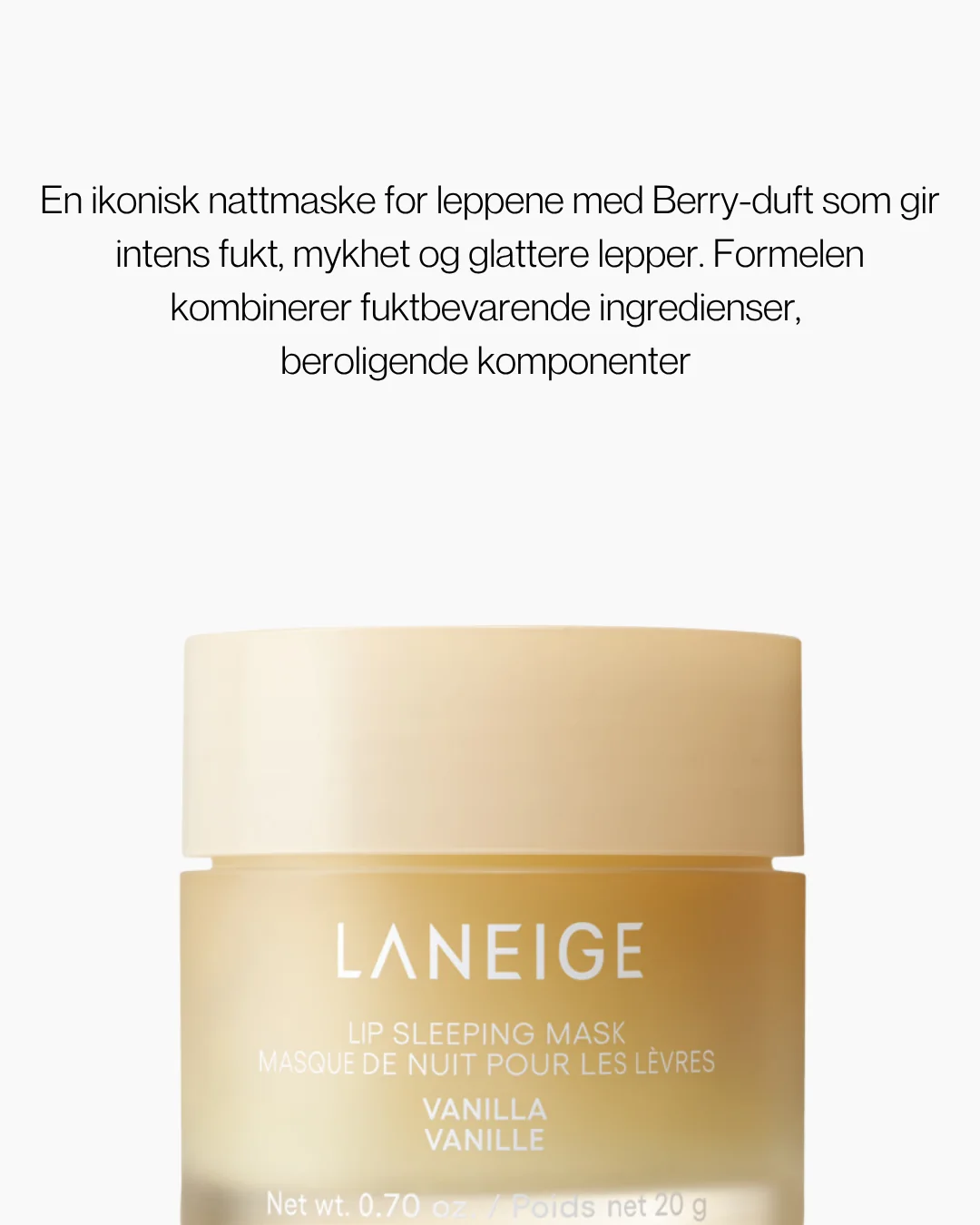 Laneige Lip Sleeping Mask Vanilla – bilde 3
