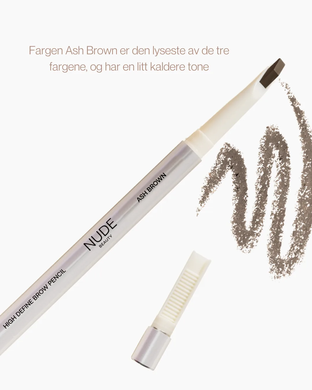 Nude Beauty High Define Brow Pencil Ash Brown