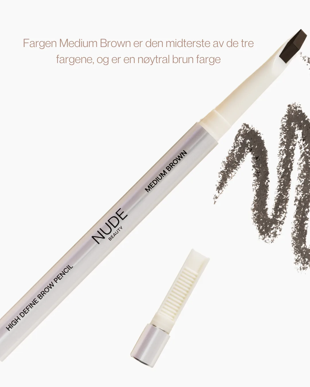 Nude Beauty High Define Brow Pencil Medium Brown