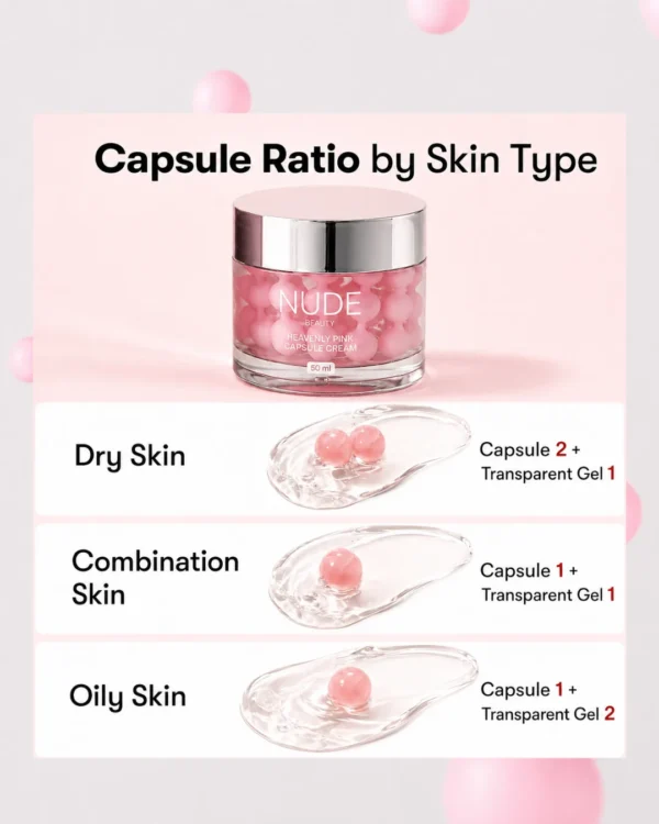 Nude Beauty Heavenly Pink Capsule Cream
