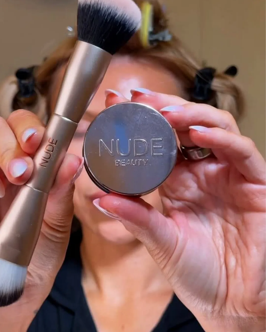 Nude Beauty Double Ended Buffer Brush