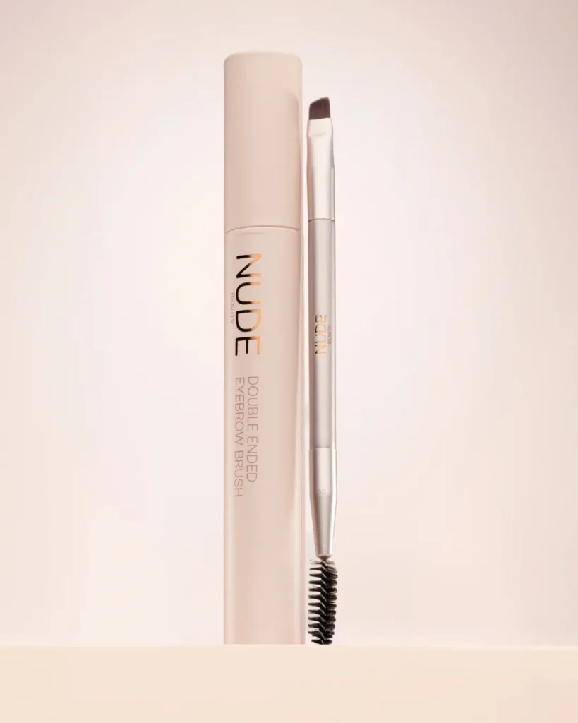 Nude Beauty Double Ended Eyebrow Brush
