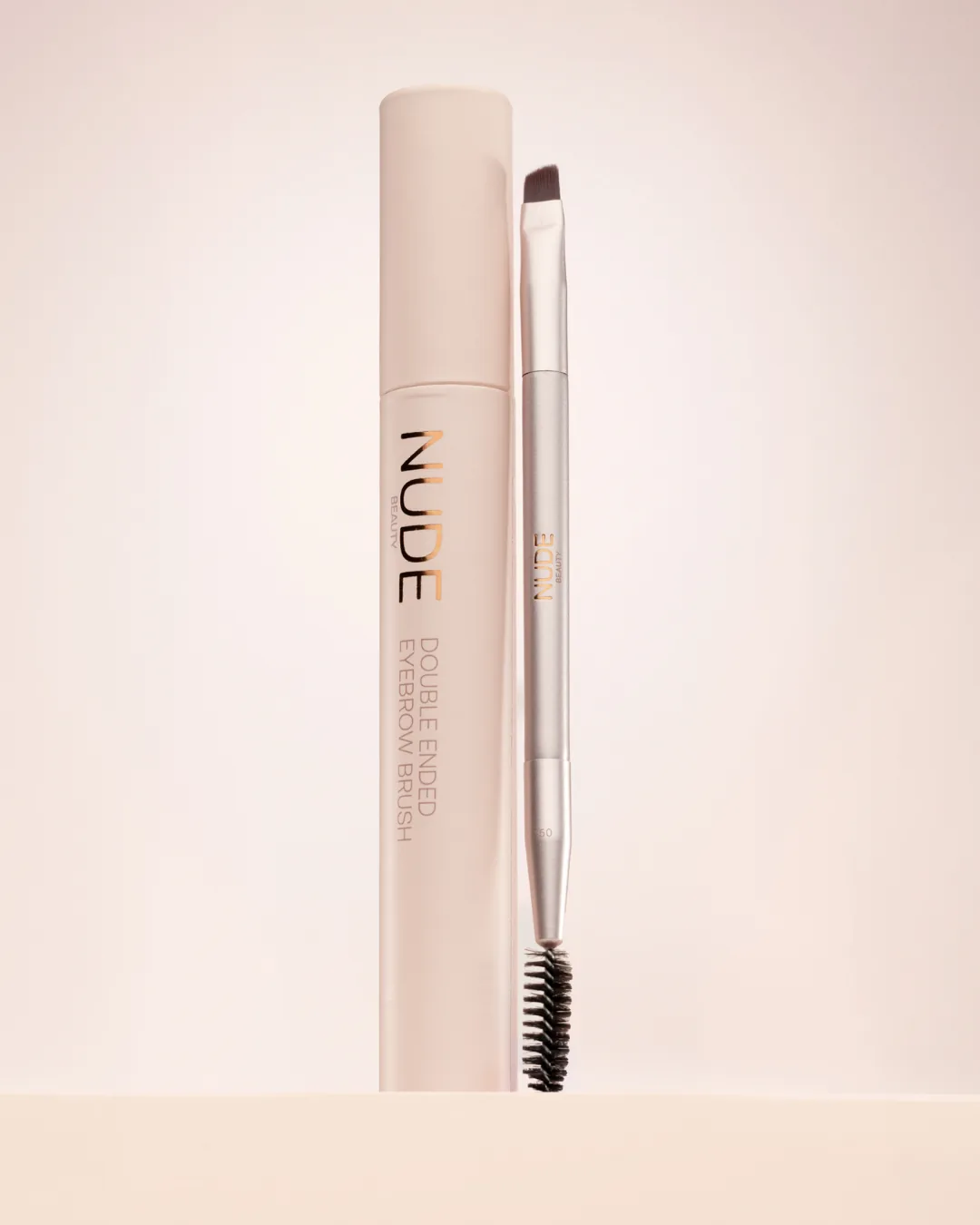 Nude Beauty Double Ended Eyebrow Brush