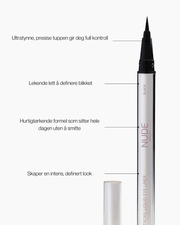 Nude Beauty Easy Stroke Eye Liner Black