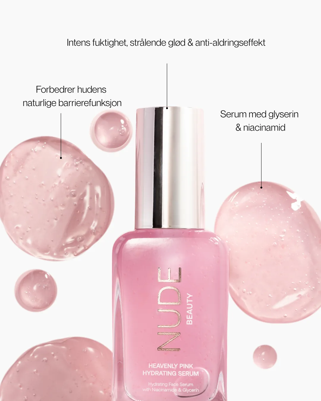 Nude Beauty Heavenly Pink Face Serum