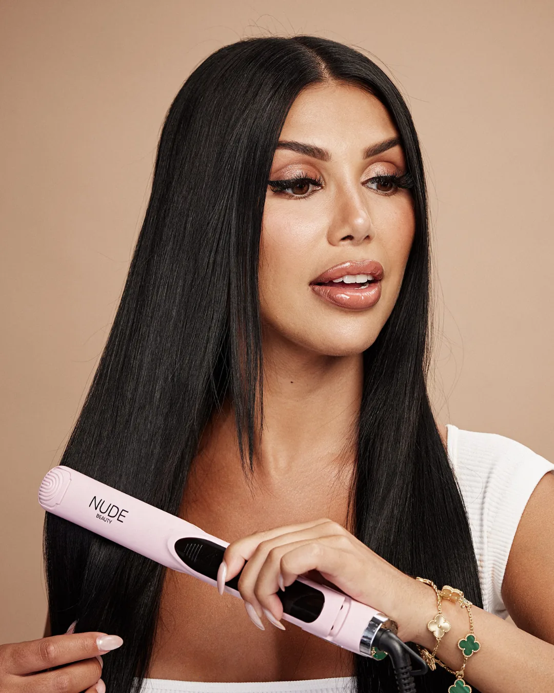 Nude Beauty Flat Iron Straightener