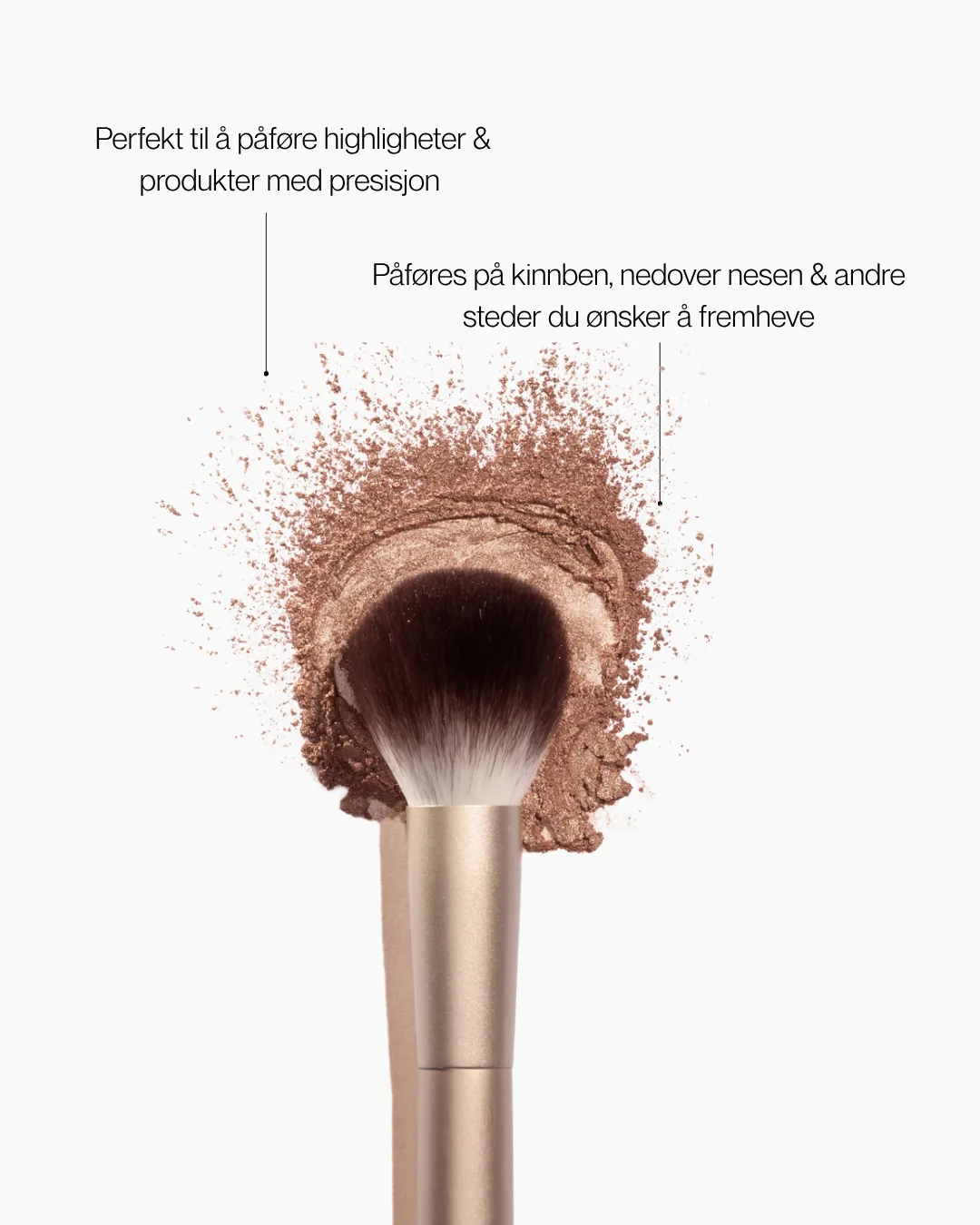 Nude Beauty Highlighter Brush