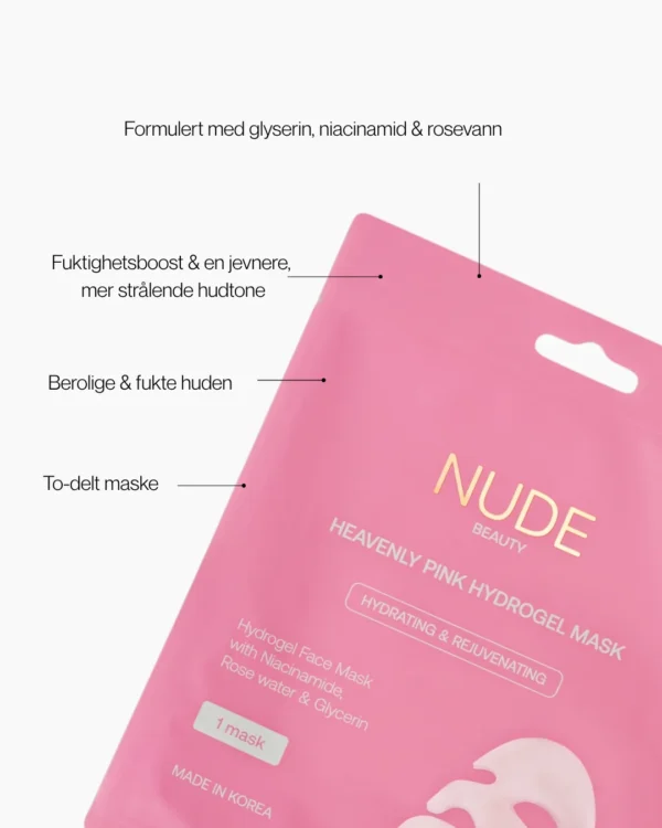 Nude Beauty Heavenly Pink Hydrogel mask (1 pcs)