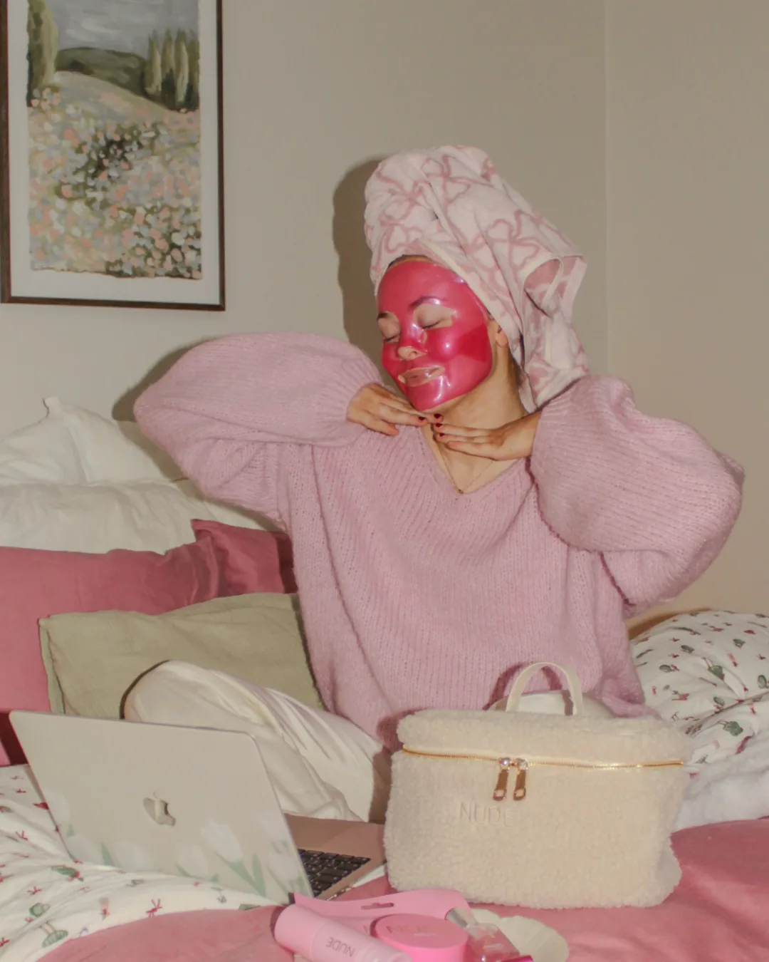 Nude Beauty Heavenly Pink Hydrogel mask (3 pcs)