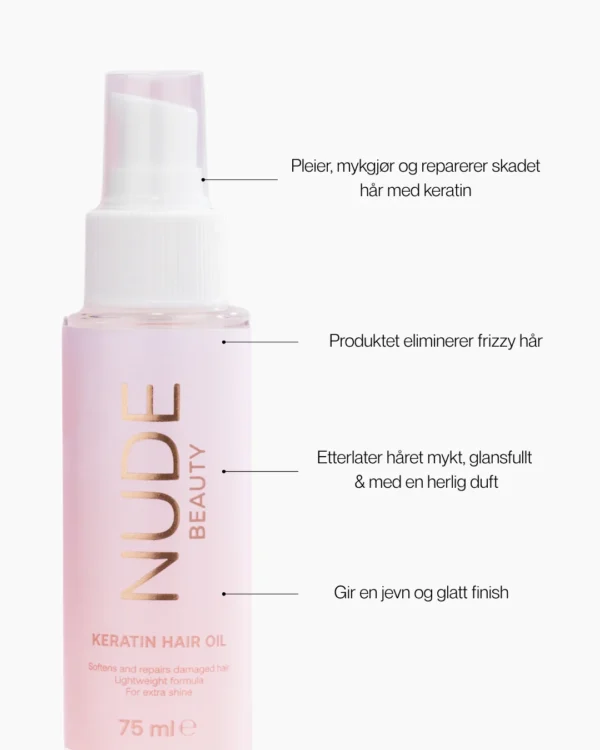 Nude Beauty Keratin Hair Oil