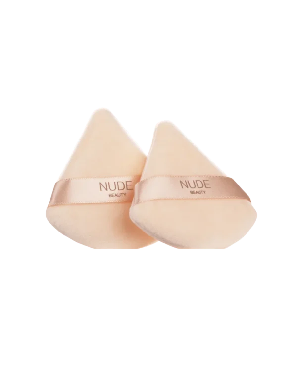 Nude Beauty Triangle Powder Puff Duo