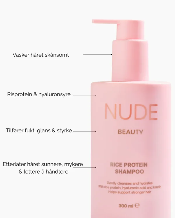 Nude Beauty Rice Protein Shampoo