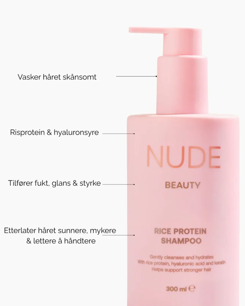 Nude Beauty Rice Protein Shampoo