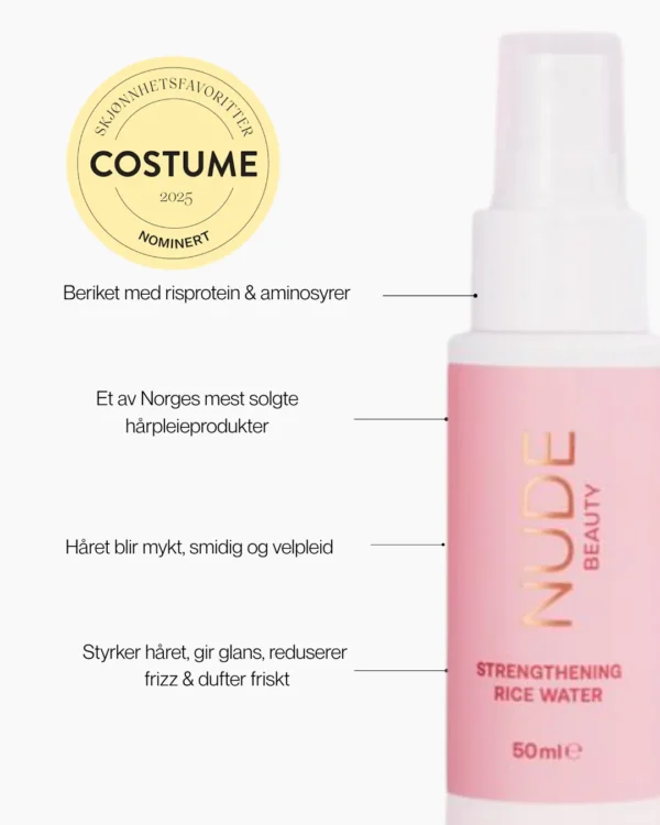Nude Beauty Strengthening Rice Water 50 ml