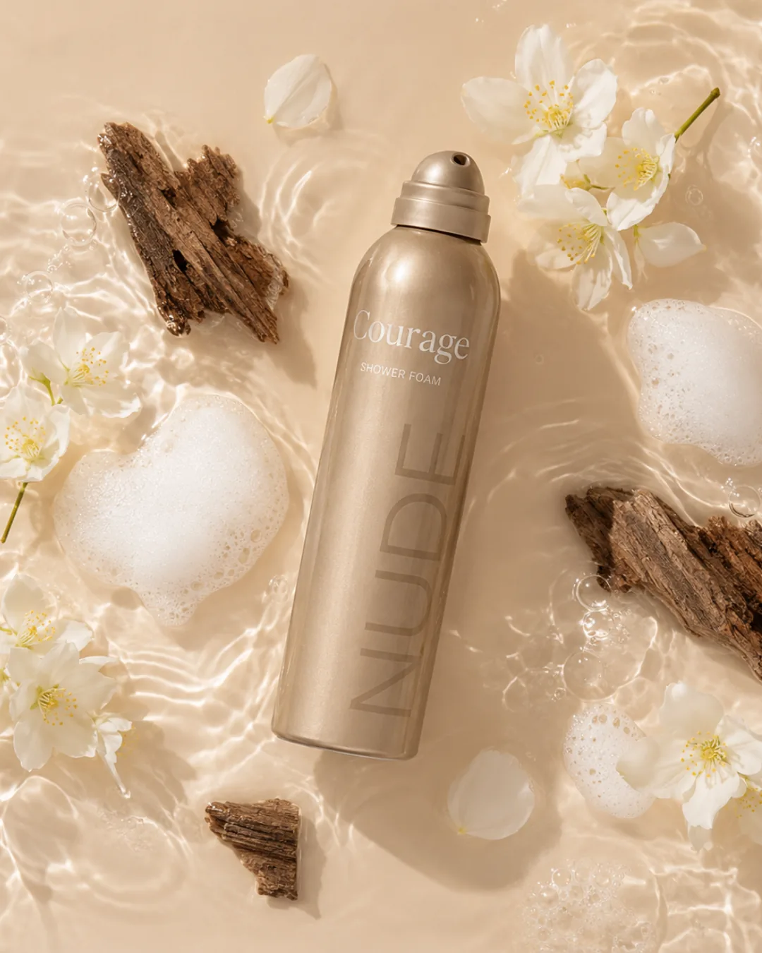 Nude Beauty Courage Shower Foam