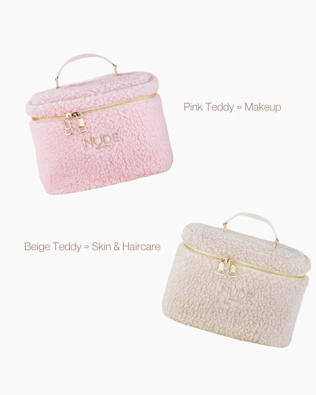 Nude Beauty Cosmetic Bag Beige