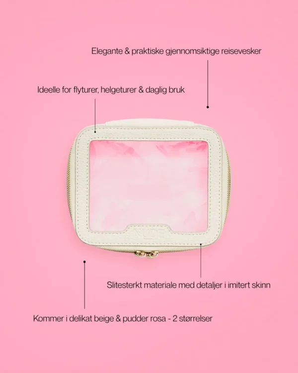 Nude Beauty travel bag beige M
