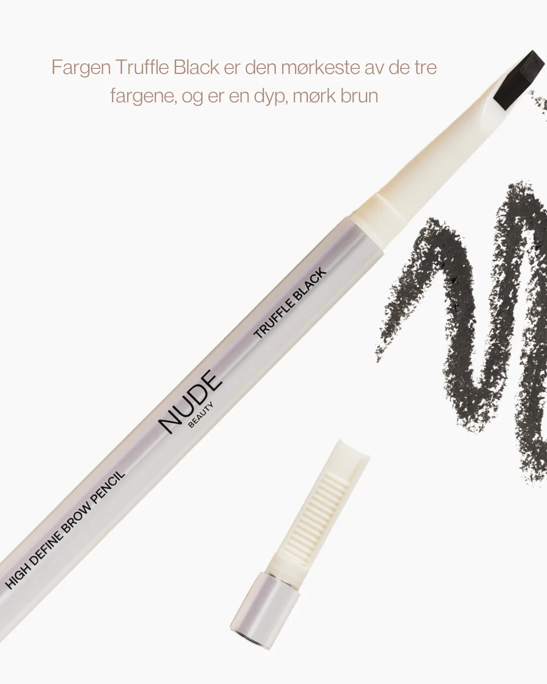 Nude Beauty High Define Brow Pencil Truffle Black