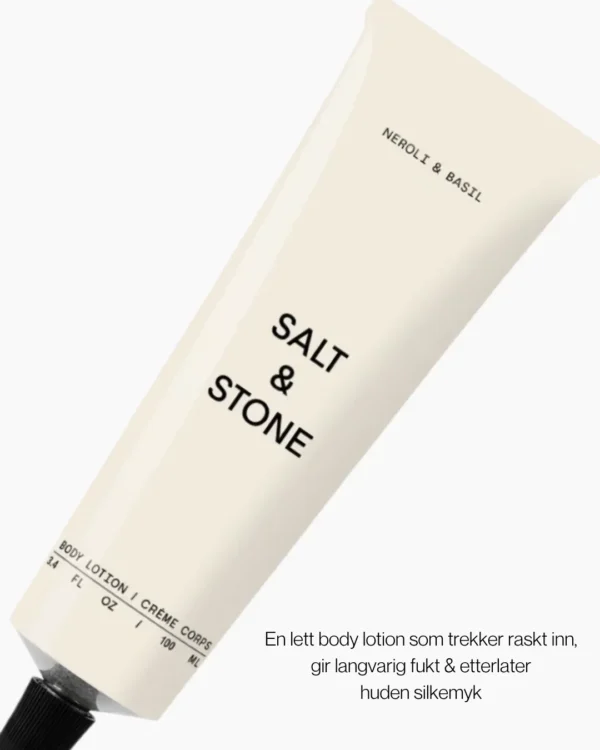 Salt & Stone Body Lotion Neroli & Basil 100 ml – bilde 3