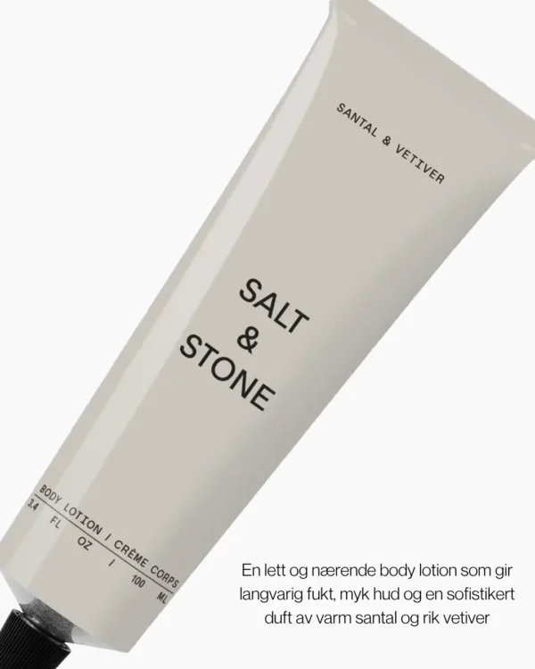 Salt & Stone Santal & Vetiver Body Lotion 100 ml – bilde 3