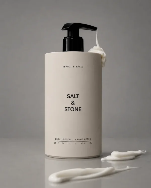 Salt & Stone Body Lotion Neroli & Basil 450 ml – bilde 2